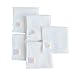 Satsuma Designs Organic Wash Cloths and Wipes 5 Pack, White
