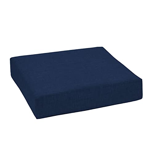 Arden Outdoor Deep Seat Bottom Cushion, 24 x 24, Rain-Proof, Fade Resistant 24…