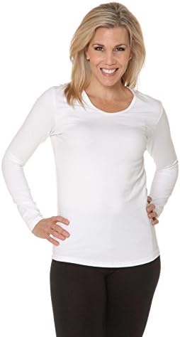Long-Sleeve, Scoop Neck Tee by Heirloom, Women’s Soft, Extra-Length Layering top