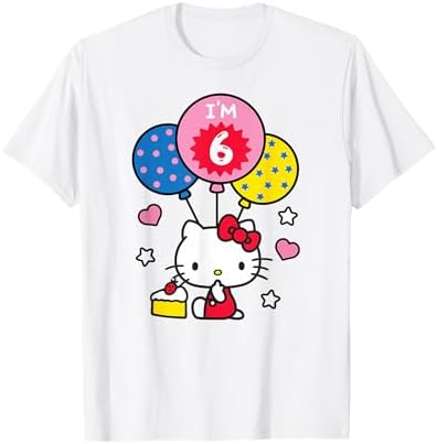 Amazon.com: Hello Kitty I'm 8 Birthday T-Shirt T-Shirt : Clothing