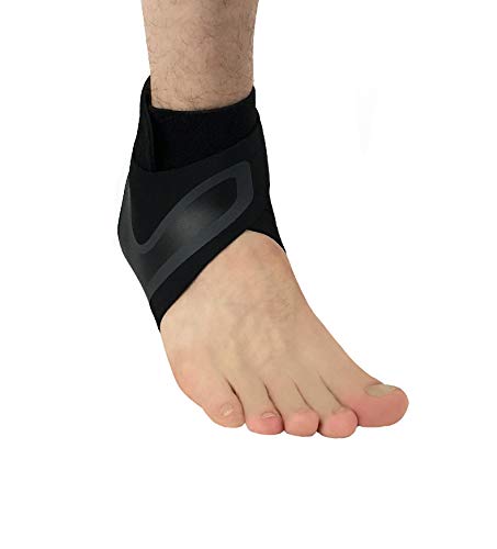 SITAKE 1 Pair Adjustable Elastic Ankle Support for Men and Women - Ankle Brace for Arthritis, Pain Relief, Sprains, Sports Injuries and Recovery (XL)