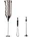 Ozeri Deluxe Milk Frother & Whisk in Stainless Steel, with Stand and 4 Frothing Attachments