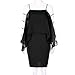 LISTHA Summer Dresses for Women 2023 Plus Size Chiffon Batwing Sleeve Dress Casual Cold Shoulder Wedding Guest Dress