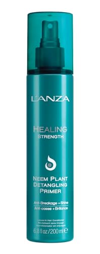 L’ANZA Neem Plant Detangling Hair Primer, Detangler Spray & Heat Protection Spray for Hair, Anti Frizz Hair Detangler, Leave In Conditioner Hair Spray for Strength & Shine, Luxury Hair Care