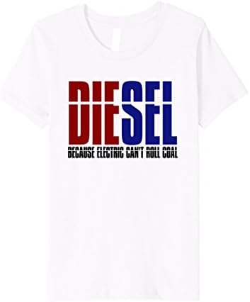 Kids Diesel Because Electric Can't Roll Coal PREMIUM T-shirt 8 White