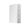 GoGreen Power (GG-16000TSM) 6 Outlet Side Mount Wall Tap Adapter, White