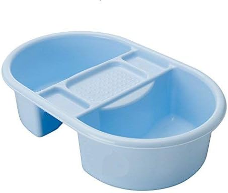 Baby Newborn Bath Bathing Top n Tail Wash Nursery Bowl Blue Strata Deluxe