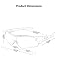 ODODOS Polarized Sunglasses for Cycling Driving Baseball Running Fishing UV100 Polarized Lenz,MATTBLACK,REVOBLUE