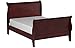 Coaster Coaster Louis Philippe King Size Sleigh Panel Bed in Cherry