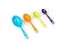 Fox Run Measuring Cup Set, 1/8 cup to 1 Cup, Multicolored 4 Cup Measuring Set