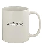 #effective - 11oz Ceramic White Coffee Mug, White