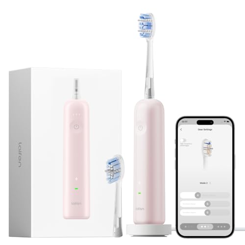 Laifen Wave Pro Elektrische Zahnbürste, 60° WaveMotion, 66.000 Vpm, Rosa