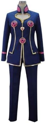 Amazon ジョジョの奇妙な冒険 ジョルノ ジョバァーナ コスプレ衣装 男性 L コスプレ 仮装 通販