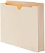 AmazonBasics File Folders Jacket, Reinforced Straight-Cut Tab, 2 Inch Expansion, Letter Size, Manila, 50-Pack - AMZ601 primary