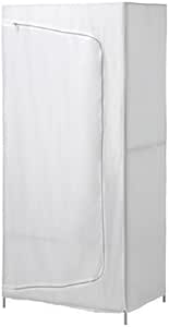 Ikea BREIM Armario en Blanco; De Tela; (80 x 55 x 180 cm): Amazon.es: Hogar