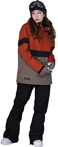 ICEPARDAL Women’s Snowboarding Wear, Top and Bottom Set, 20 Colors, 3 Sizes WS-WL, Water Pressure Resistance: 3.9 ft (10,000 mm)