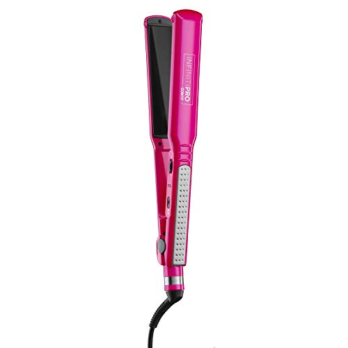 INFINITIPRO BY CONAIR Tourmaline Ceramic Flat Iron, 1 1/4-inch Flat Iron (Best Ceramic Flat Iron)