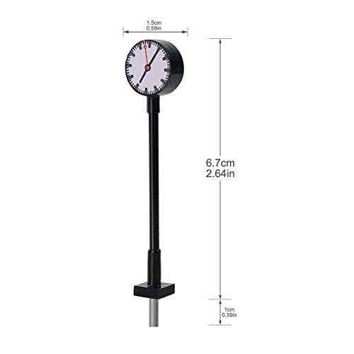 LQS62HO Neu 3 STK. H0 Bahnhof Uhr Modell bahnleuchten DB Beleuchtung Lampe – Bild 8