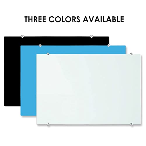 Glass Whiteboard, Wall Mounted Glass Dry Erase White Board
