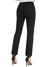 Pantalones de trabajo para dama, informales, con bolsillos