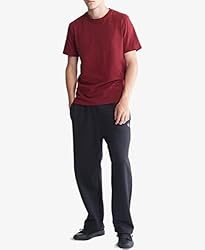 Calvin Klein Men's Smooth Cotton Solid Crewneck