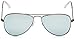 Ray-Ban Rj9506S Metal Aviator Sunglasses, Matte Gunmetal/Grey Flash, 50 mm