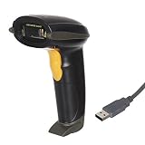 UNIDEEPLY, Barcode Scanner 1D Handheld Wired Barcode Reader, USB Laser Barcode Scanner, POS Scanning Reader for Retails (Handheld)