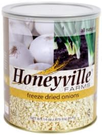 Freeze Dried Onions - 6 Can Case - 5.25 Pounds