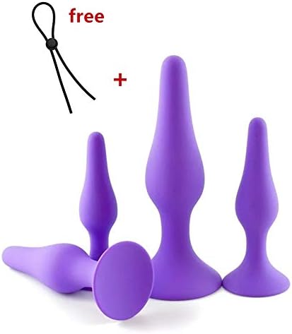 AnLing Beginner Trainer Set Silicone Base Trainers Kit Starters Toys, Purple, 4Pcs