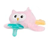 WubbaNub Infant Pacifier - Pink Owl