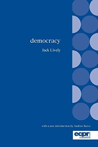 Democracy (ECPR Classics) Paperback – 1 Jan. 2007