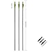 Narchery Recurve Bow Arrows, Carbon Hunting Arrows, Traditional Bow Arrows for Compound Bow, Long Bow, 12 Pcs