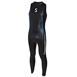 Triathlon Wetsuit 5/3mm - Men's Synergy Endorphin Sleeveless Long John Smoothskin Neoprene for Open Water Swimming Ironman Approved