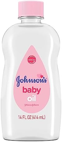 Johnson's Baby Oil, Pure Mineral Oil to Prevent Moisture Loss