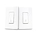 Kasa Smart Wi-Fi Light Switch, 3-Way Kit by TP-Link - Control Lighting from Anywhere, Easy In-Wall Install (3-Way Only), No Hub Required, Works with Alexa and Google Assistant (HS210 KIT) (Renewed)