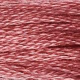DMC Mouline Six Strand Embroidery Floss Rose 8.7 Yards 25, 100% Cotton view 2