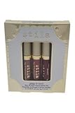 Stila Play It Cool Stay All Day Liquid Lipstick Set 0.05oz Baci, 0.05oz Patina, 0.05oz Bacca For Women