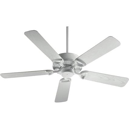 Amazon Com Mill Mason Elmley White Outdoor Ceiling Fan Home