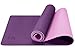 Ewedoos Eco Friendly Yoga Mat TPE Non Slip Yoga Mat with Upgraded Textured Surface for Extra Grip, Non Slip Workout Mat for All Type of Yoga, Pilates and Fitness, Carrying Strap Included (Purple/Pink)thumb 1