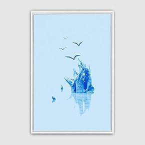 signwin Framed Canvas Wall Art Minimalistic Painting Canvas...