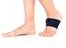 Padded Arch Support Compression Wrap With Adjustable Velcro Strap by Foot Bliss. For Arch Pain, Plantar Fasciitis, Foot Pain, High Arches, Flat Feet, Heel Spurs, w/Gel Pad to Relieve Aches/Pains PAIR