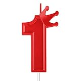 3 Inch Birthday Number Candle, Large Birthday
