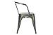 DHP Elise Metal Dining Chair, Set of Two, Antique Gunmetal