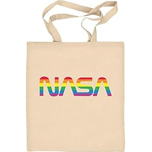 Gay Pride Rainbow NASA – regenboogkleuren vlag jute tas katoenen tas