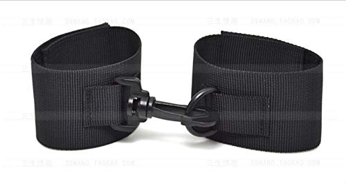 LYD Soft Comfortable Nylon Handcuffs Set Adjustable Wrist Cuffsï¼ˆU-7ï¼‰
