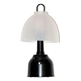 Dorcy 41-1016 Portable Indoor and Outdoor Table Lamp Light with Hanging Hook and Unbreakable Shade, 33-Lumens, Black Finish