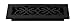 Decor Grates ST310 Scroll Design Floor Register, 3x10 Inches, Textured Black