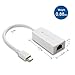 Cable Matters Plug & Play USB C to Ethernet Adapter with PXE, MAC Address Clone (Thunderbolt to Ethernet Adapter, Gigabit Ethernet to USB C) in White - Compatible with MacBook Pro, XPS, Surface Pro