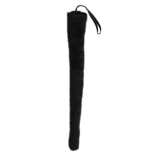 SeasonsTrading Black Plush Animal Tail ~ Fun Halloween Dog Cat Mouse Costume