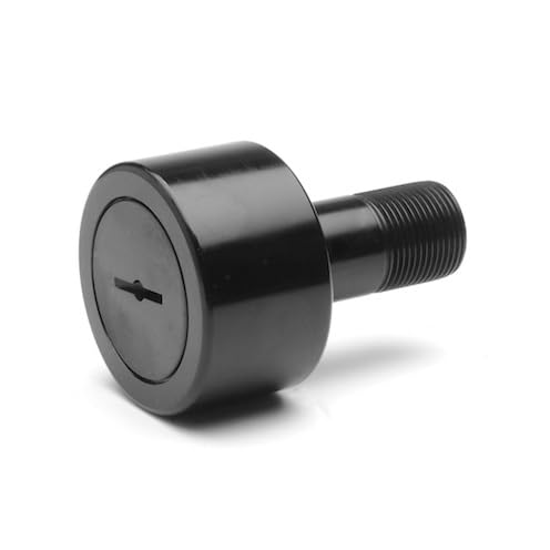 View 1 of 1 Pcs CF 3 S Cam Follower Roller Bearing, 3" Roller Dia, 1.75" Roller Width, 1.25" Stud Dia Chrome Steel Stud Track Roller